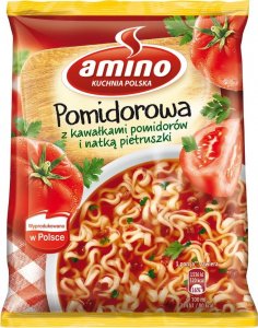 AMINO Zupa Błyskawiczna - Pomidorowa (61g) 1
