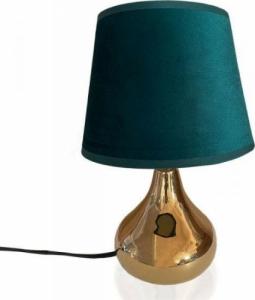Lampa stołowa Versa Lampka Biurkowa Versa BLOOM Kolor Zielony Ceramika Materiałowy (20 x 33 cm) 1