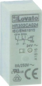 Lovato Electric Przekaźnik miniaturowy, sterowanie 12VDC, 1C/O, 16A, do gniazd HR5XS2.. (maks. 10A) 1