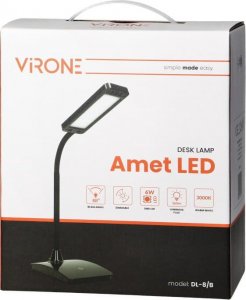 Lampka biurkowa Orno czarna  (DL-8/B) 2