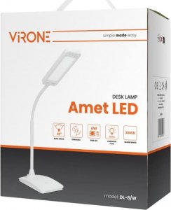 Lampka biurkowa Orno biała  (DL-8/W) 2