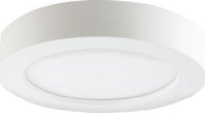 Lampa sufitowa Orno CITY LED 12W, oprawa downlight, natynkowa, okrągła, 780lm, 3000K, biała, wbudowany zasilacz LED,AD-OD-6057WLX3 1