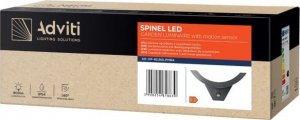 Kinkiet Orno SPINEL LED 10W, oprawa ogrodowa z czujnikiem ruchu 140, 800lm, IP54, 4000K, IK10, szara,AD-OP-6119GLPMR4 2