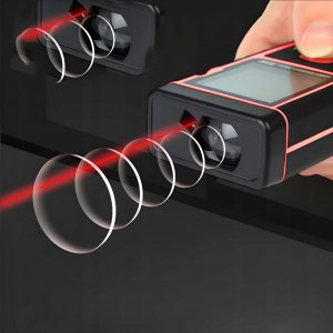 Dalmierz laserowy Retoo DALMIERZ LASEROWY MIERNIK ODLEGŁOŚCI CYFROWY 40M 12