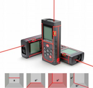 Dalmierz laserowy Retoo DALMIERZ LASEROWY MIERNIK ODLEGŁOŚCI CYFROWY 40M 13