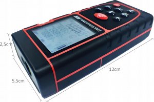 Dalmierz laserowy Retoo DALMIERZ LASEROWY MIERNIK ODLEGŁOŚCI CYFROWY 40M 17