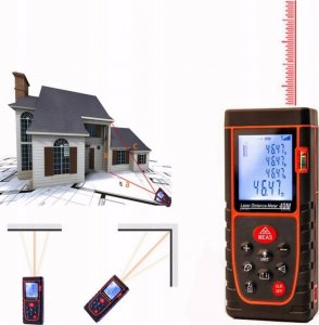 Dalmierz laserowy Retoo DALMIERZ LASEROWY MIERNIK ODLEGŁOŚCI CYFROWY 40M 6