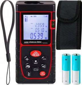 Dalmierz laserowy Retoo DALMIERZ LASEROWY MIERNIK ODLEGŁOŚCI CYFROWY 40M 8