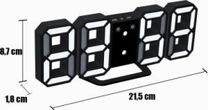 Retoo ZEGAR ELEGRONICZNY LED BUDZIK TERMOMETR ALARM DATA 16