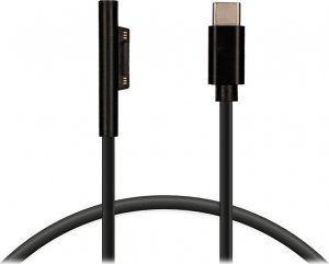 Kabel USB Ksix USB-C - Surface Pro 1.5 m Czarny 1