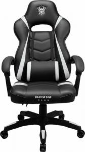 Fotel Katana Clan Takeda czarno-biały 2