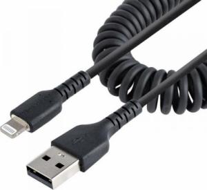Kabel USB StarTech USB-A - Lightning 1 m Czarny (RUSB2ALT1MBC) 1