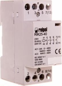 Relpol Stycznik modułowy 25A 4Z 0R 230V AC/DC RIK25-40-230 2608213 1