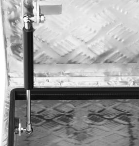 MSW Skrzynka narzędziowa transportowa aluminiowa zamykana na klucz 280 l 177 x 40 x 40 cm Skrzynka narzędziowa transportowa aluminiowa zamykana na klucz 280 l 177 x 40 x 40 cm 5