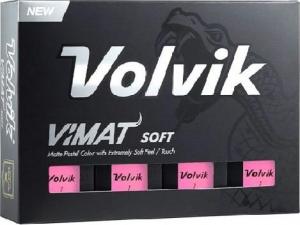 Volvik morele Piłki golfowe VOLVIK VIMAT Soft (różowy mat) 1