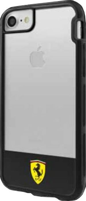 BMW Etui Ferrari Hard do iPhone 7 transparentne-czarne (FEHCP7BISBK) 1