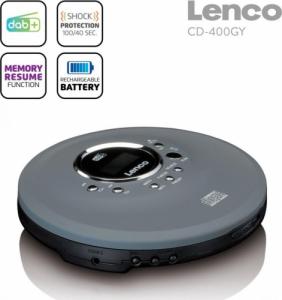 Odtwarzacz CD Lenco Lenco CD-400GY - discman CD/MP3 i radio DAB+/FM 1