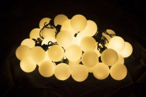 Garthen Oświetlenie - łańcuch 40 białych LED ciepło-biała 2