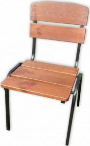 Rojaplast Ogrodowe krzesło drewniane do układania w stos  WEEKEND FSC 1
