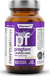 Pharmovit Pregfem płodność kobiet 60 kaps Vcaps | Herballine Pharmovit 1