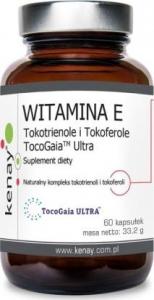 Kenay Witamina E Tokotrienole i Tokoferole TocoGaia Ultra 60 kaps. KENAY 1