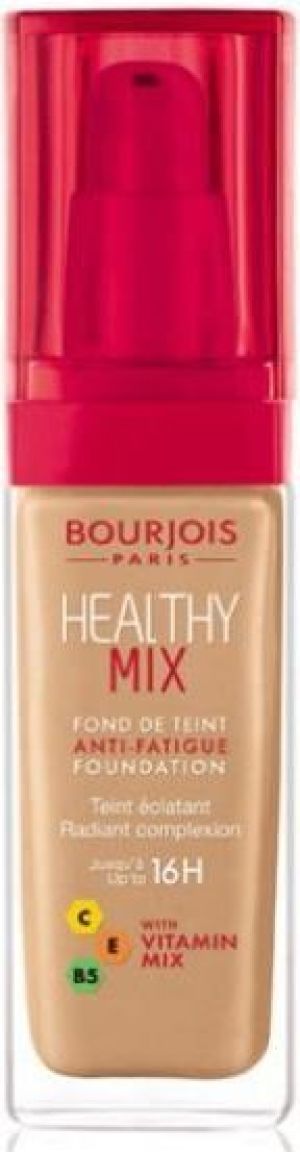 Bourjois Paris Podkład Healthy Mix - rozświetlający podkład do twarzy nr 055 Dark Beige 1