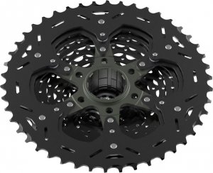 Microshift Kaseta MICROSHIFT XCD 11.rzędowa, Stalowa do 36T Aluminiowa 40-46T, Kompatybilna z Shimano, 11-13-15-18-21-24-28-32-36-40(Al.)-46(Al.), Czarna, Mocowanie Spider(Al.) (NEW) 2