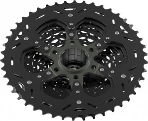 Microshift Kaseta MICROSHIFT XCD 11.rzędowa, Stalowa do 36T Aluminiowa 40-46T, Kompatybilna z Shimano, 11-13-15-18-21-24-28-32-36-40(Al.)-46(Al.), Czarna, Mocowanie Spider(Al.) (NEW) 4