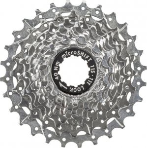 Microshift Kaseta MICROSHIFT CENTOS 11.rzędowa, Stalowa, Kompatybilna z Shimano, 11-12-13-14-15-17-19-21-24-28-32, Chrom, (NEW) 3