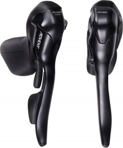 Microshift Klamkomanetki MICROSHIFT ADVENT, Para, 9.rzędowe, Nie kompatybilne z Shimano, Dual Control, Lewa Klamka Tylko z Dźwignią Hamulca, Czarne (NEW) 2