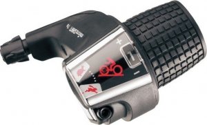 Microshift Manetka MICROSHIFT, Prawa, 7.rzędowa, Kompatybilna z Shimano, Twist Shifter, Optyczny Wskaźnik Przełożeń (NEW) 2