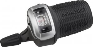 Microshift Manetka MICROSHIFT, Prawa, 9.rzędowa, Kompatybilna z Shimano, Twist Shifter, Optyczny Wskaźnik Przełożeń (NEW) 2