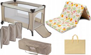 Hanks Kids ŁÓŻECZKO TURYSTYCZNE SIMPLE BEIGE HANKSKIDS 3