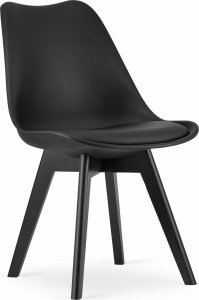 Leobert Krzesło MARK - czarne / nogi czarne x 4 1