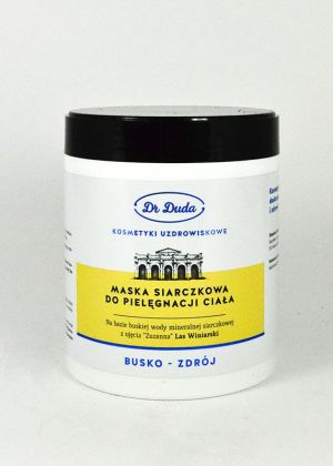 Dr Duda Maska siarczkowa do pielęgnacji ciała SPA 500 g 2