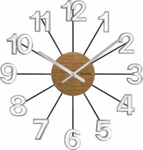 Vlaha Drewniany dębowy zegar ścienny VLAHA VCT1072 42 cm 1