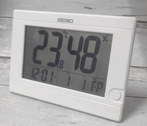 Seiko Zegar Seiko QHL089W Termometr Higrometr 21 x 15 cm 2