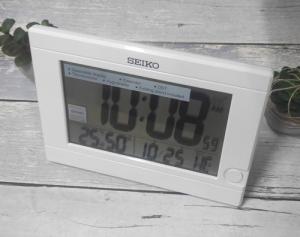 Seiko Zegar Seiko QHL089W Termometr Higrometr 21 x 15 cm 5