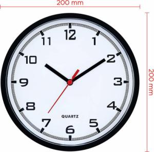 MPM Zegar ścienny MPM E01.2477.90 fi 20 cm Czytelny 8