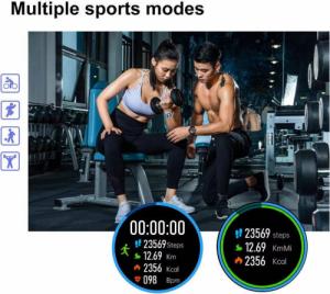 Smartwatch Rubicon RNCE84 Czarny  (RNCE84) 6