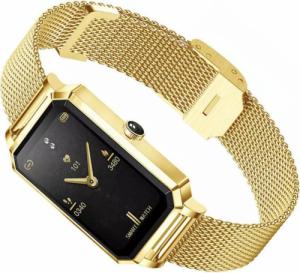 Smartwatch Rubicon RNCE86 Złoty + różowy pasek 2