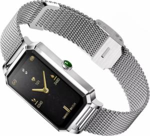 Smartwatch Rubicon RNCE86 Srebrny + różowy pasek 2