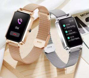 Smartwatch Rubicon RNCE86 Srebrny + różowy pasek 6