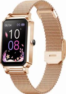 Smartwatch Rubicon RNCE86 Różowo złoty + różowy pasek 2