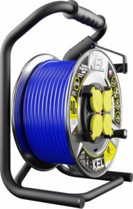 Plastrol Przedłużacz bębnowy SCHUKO 4x2p+Z IP44 16A 3x2,5 40m BLUE 3