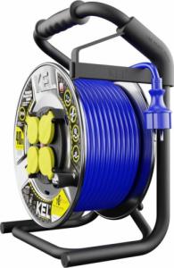 Plastrol Przedłużacz bębnowy SCHUKO 4x2p+Z IP44 16A 3x2,5 40m BLUE 6