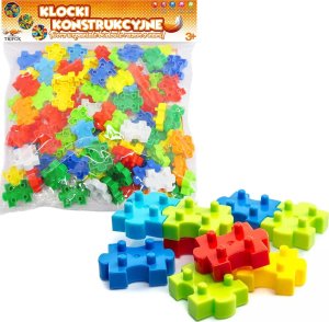 Trifox Klocki konstrukcyjne puzzle 130el 1