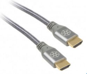 Kabel SilverStone HDMI - HDMI 1.8m srebrny (SST-CPH01C-1800) 1