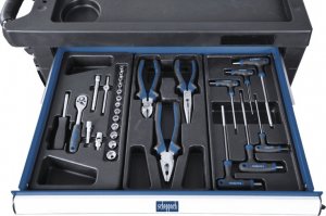 Wózek narzędziowy Scheppach 7 szuflad z wyposażeniem (SCH5909304900) 8