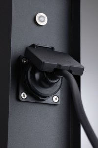 Paulmann Outdoor kolumna z gniazdami czujnik zmierzchu IP44 230V Stal szlachetna Antracyt 9